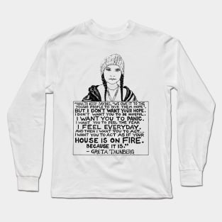 Greta Thunberg Long Sleeve T-Shirt